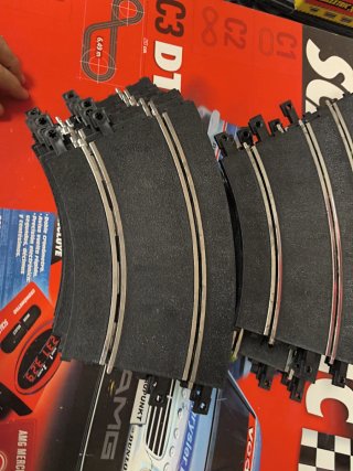 Lote 20 Curvas standar R2 Scalextric 1/32
