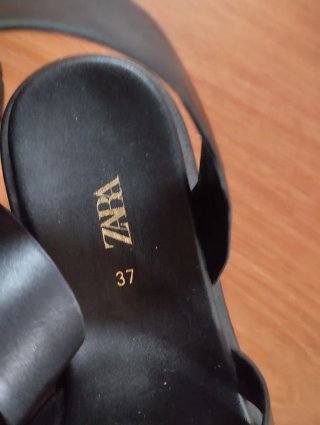 Sandalias Zara Plataforma Negras