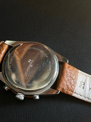 Reloj Swiss Military Cronógrafo Marrón/Blanco