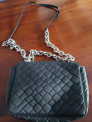 Borsa donna trapuntata nera