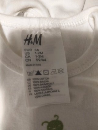 Set neonato bianco e azzurro 1-3 mesi