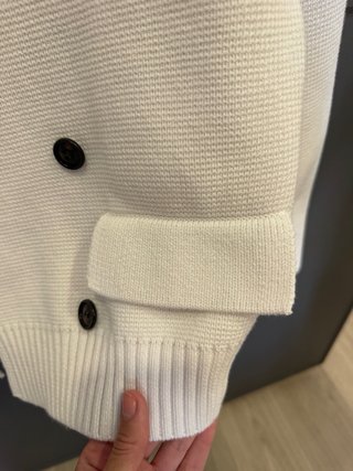 Cardigan Massimo Dutti Blanco