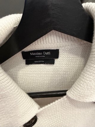 Cardigan Massimo Dutti Blanco