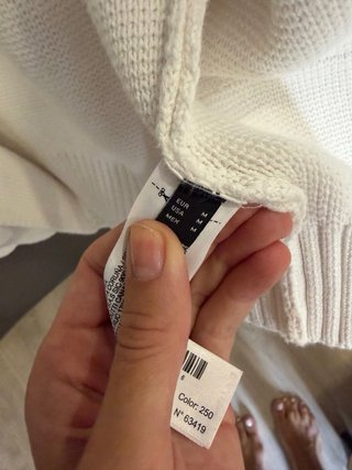 Cardigan Massimo Dutti Blanco