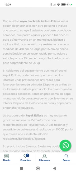 Kayak Hinchable Triplaza Eclipse  todo kayak