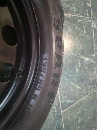 Rueda de repuesto galleta  80 km/h