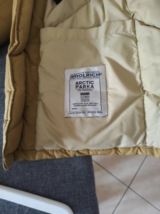 Woolrich Arctic Parka Beige Uomo Taglia S