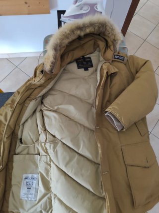 Woolrich Arctic Parka Beige Uomo Taglia S