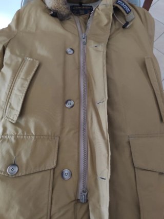 Woolrich Arctic Parka Beige Uomo Taglia S
