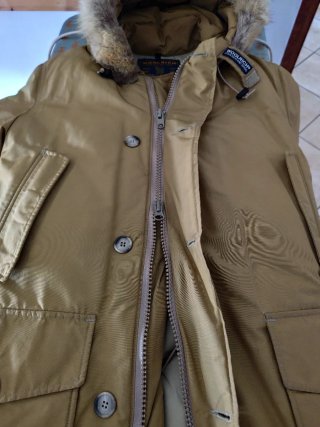 Woolrich Arctic Parka Beige Uomo Taglia S
