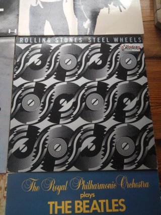 Lote 6 Vinilos: Hooters, Bob Dylan, Beatles...