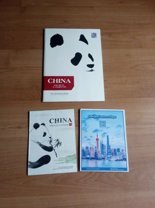 Guia viaje de China y Regalo mapa China y Shanghái