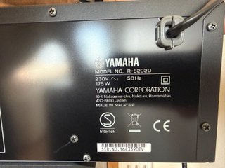Amplificador Yamaha R-S202D Bluetooth - impecable