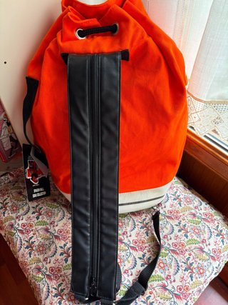 Mochila Saco Dragon Ball Naranja y Blanca