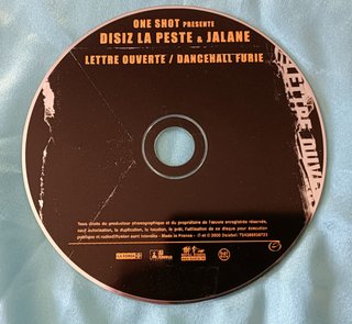 CD Singolo Disiz La Peste Jalane Lettre Ouverte