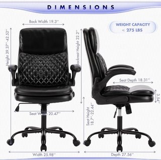 Silla de oficina COLAMY negra