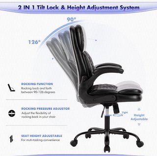 Silla de oficina COLAMY negra