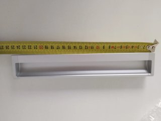 Tirador empotrable aluminio