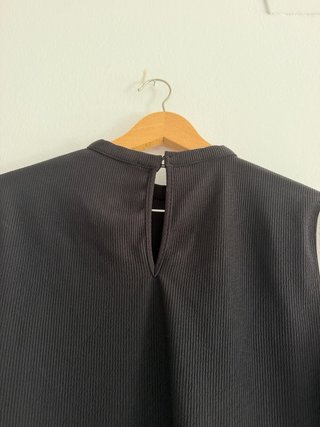 Vestido negro y blanco