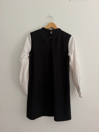 Vestido negro y blanco