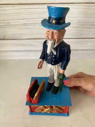 Hucha Tío Sam Hierro Fundido
