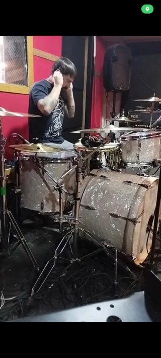 SONOR VINTAGE WHITE MARINE PEARL 22,13,16