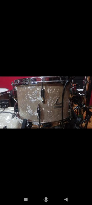 SONOR VINTAGE WHITE MARINE PEARL 22,13,16