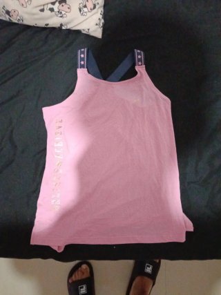 Camiseta deportiva niña rosa