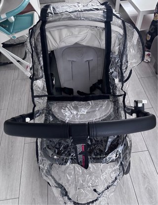 Plástico lluvia para carrito de bebé