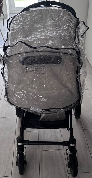 Plástico lluvia para carrito de bebé
