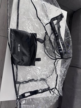 Plástico lluvia para carrito de bebé
