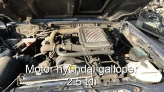 Motor hyundai galloper 2.5 tdi