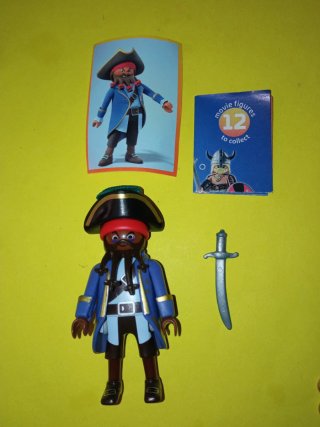 Playmobil figura pirata la película serie 1