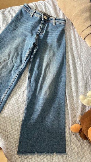 Pantalón ancho Zara Kids azul