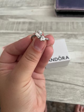 Anillo Pandora Corazón Plata