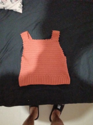 Top de crochet para niña