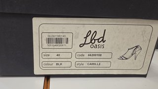 Zapatos LBD Oasis Negros Talla 36-41