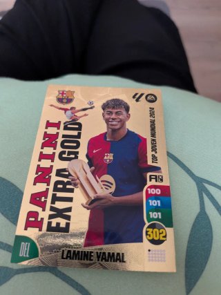 Cromo Panini Extra Gold Lamine Yamal