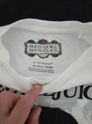 Camiseta Beetlejuice Talla Única
