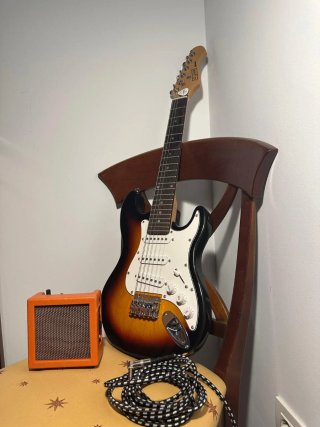 Guitarra Eléctrica Iniciación QGE-15K SB