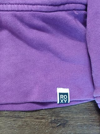 Roxy Sudadera Morada con Capucha Forrada
