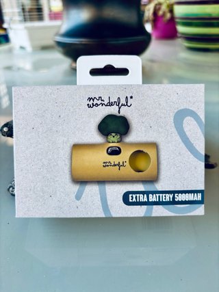 Batería Externa Mr Wonderful 5000 mAh Brócoli