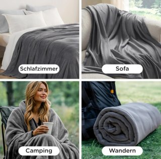 Bedsure Manta Sofa Plaid Cama 150 x 200 cm
