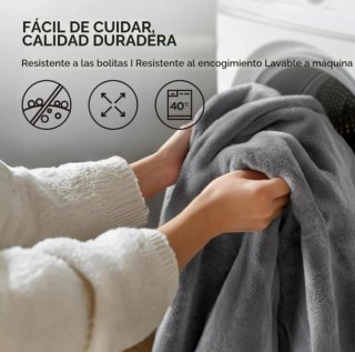 Bedsure Manta Sofa Plaid Cama 150 x 200 cm