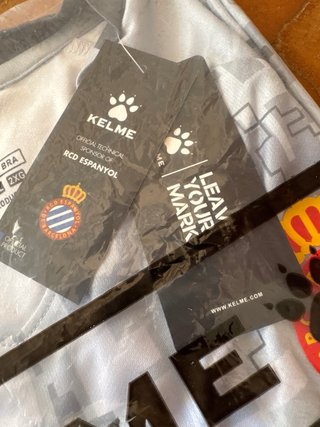 Camiseta RCD Español Kelme Talla 2XL
