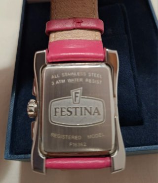 Reloj Festina Mujer Multifunción Rosa y Plata