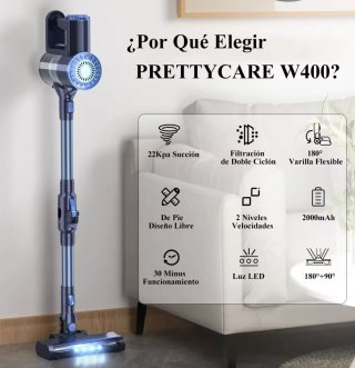 Aspiradora Inalámbrica Ligera 6 en 1