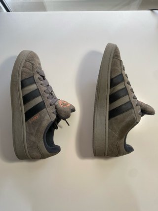 Adidas Campus Gris y Naranja