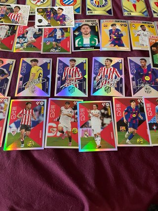 Lote 42 Cromos Brillantes LaLiga este  2026-27l