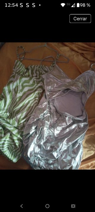 Vestido verde de verano talla única